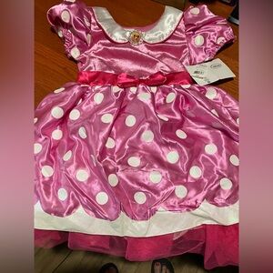 NEW w/Tag Disney Minnie Mouse 2 Piece Set.  Dress & Bloomers size 7/8